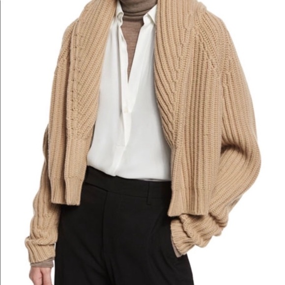 Vince Shawl Neck Cropped Cardigan 